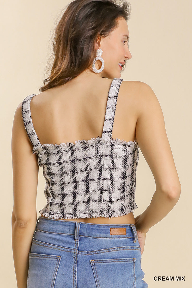 Tweed Tank Top with matching Skort Set