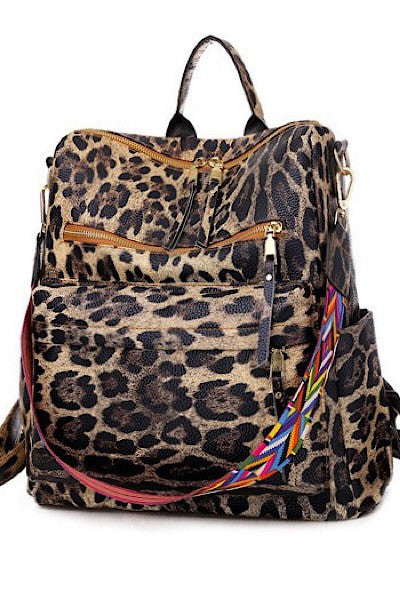 Vegan Leather Backpack