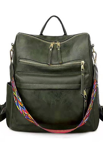 Vegan Leather Backpack