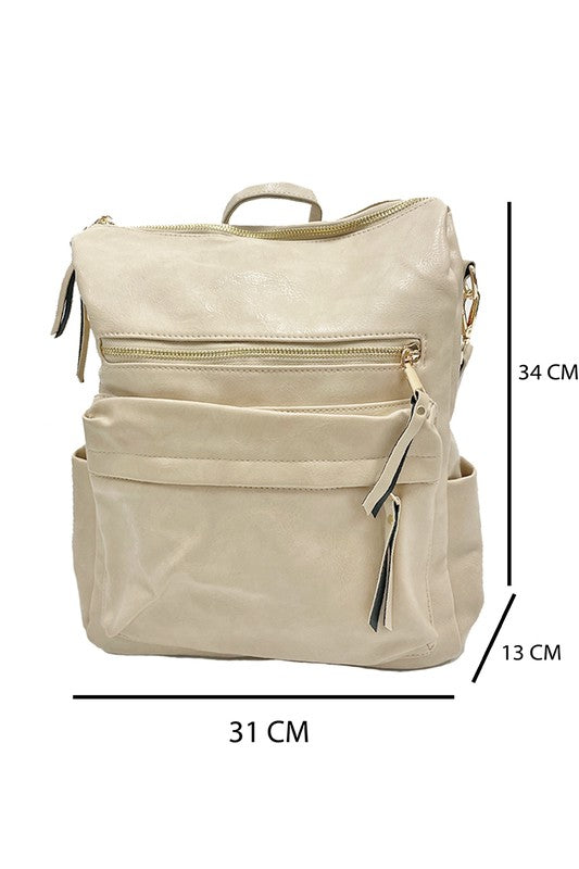 Vegan Leather Backpack