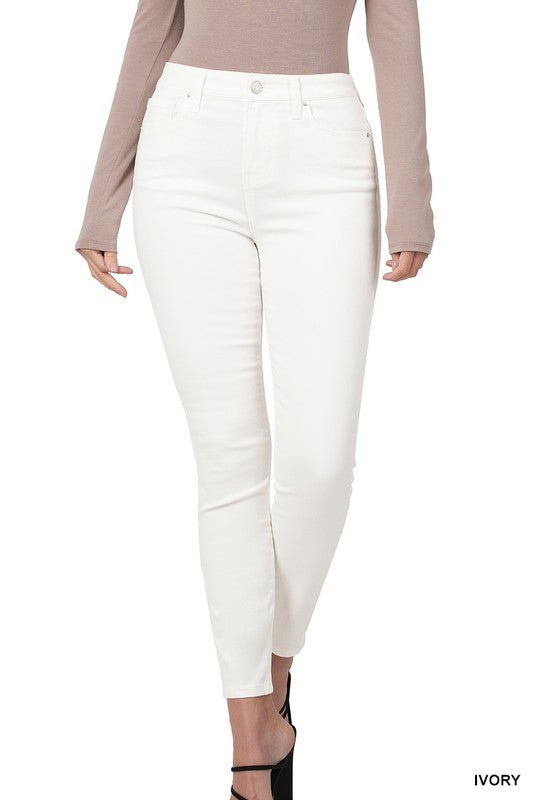 Zenana Colored Skinnies *More Colors *Plus Size Included