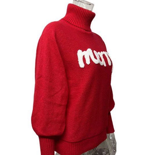 Merry Turtleneck Sweater - Pink or Red Available