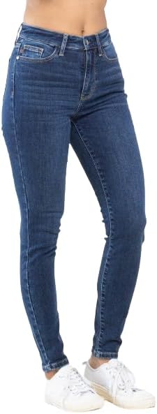 Judy Blue High Rise Dark Wash Thermal Skinny Jeans