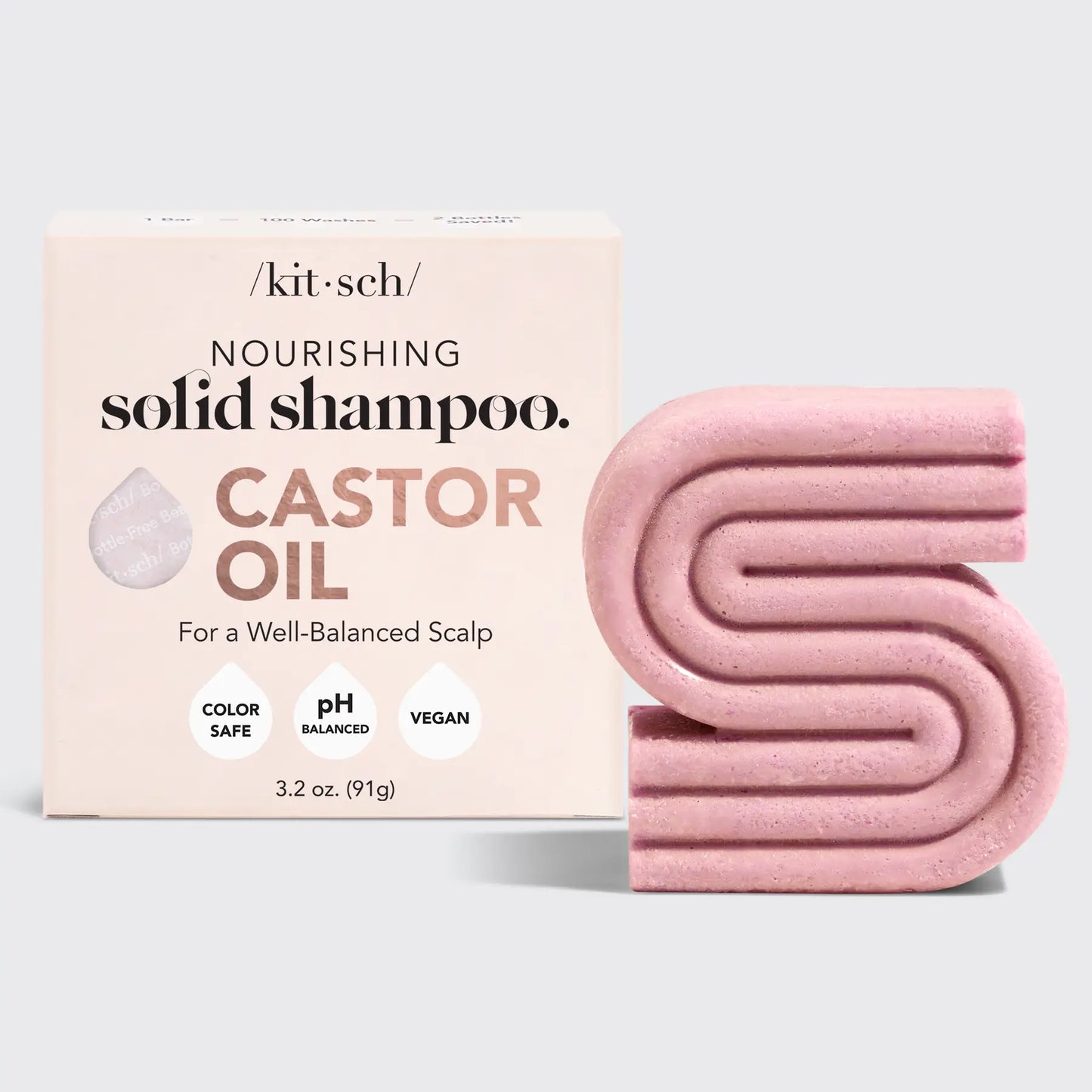 Kitsch Castor Oil Shampoo Bar