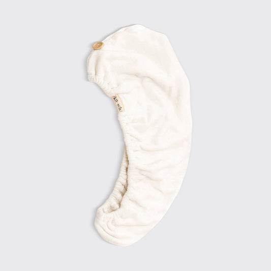 Kitsch Quick Dry Hair Towel - Eco White