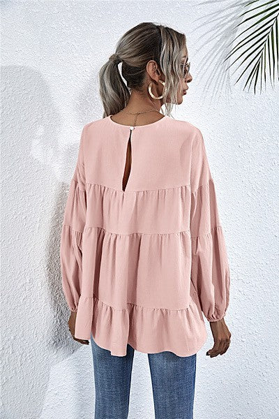 Pink Layered Blouse