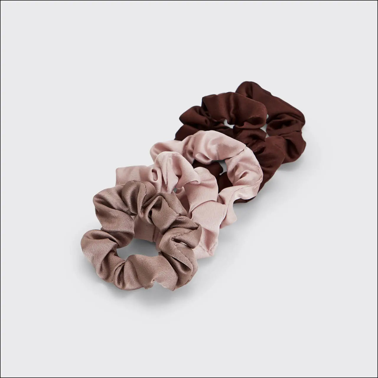 Kitsch Cameo Satin Scrunchies Set of 5