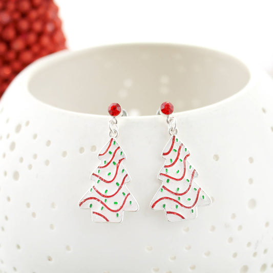 Sprinkle Tree Cake Earrings